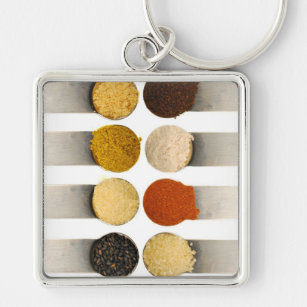 Herbs Spices & Powdered Ingredients Keychain