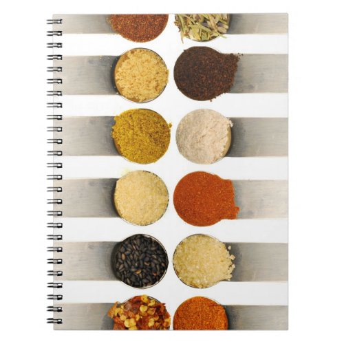 Herbs Spices  Powdered Ingredients Notebook