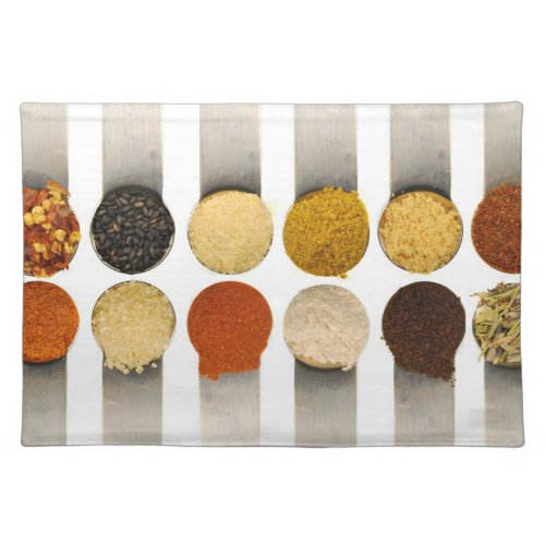 Herbs Spices  Powdered Ingredients Placemat