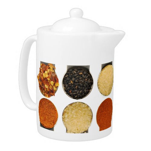 Herbs Spices  Powdered Ingredients Teapot