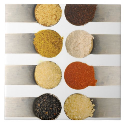 Herbs Spices  Powdered Ingredients Tile