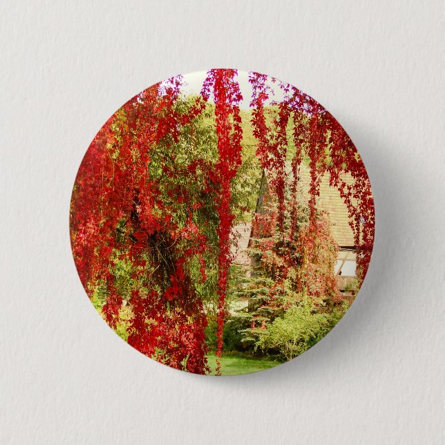 Herbst / Autumn Pinback Button (Front)