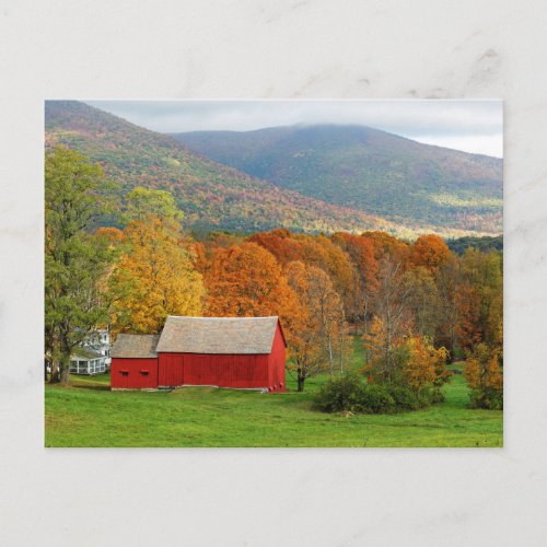 Herbst in Vermont Postcard