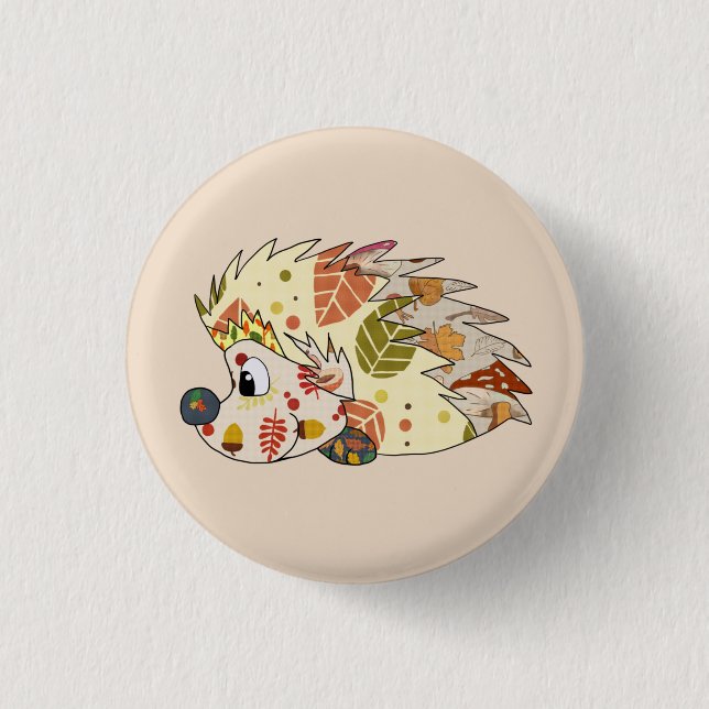 Herbstigel  button (Front)