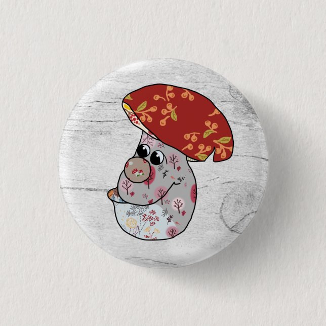 Herbstpilz Button (Front)