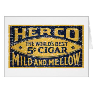 Herco Cigar-1905 - distressed Cards