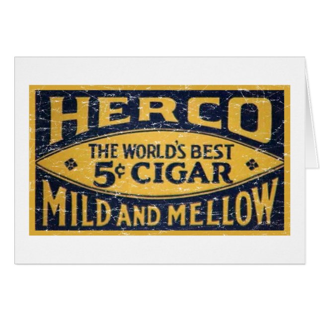 Herco Cigar-1905 - distressed Cards (Front Horizontal)