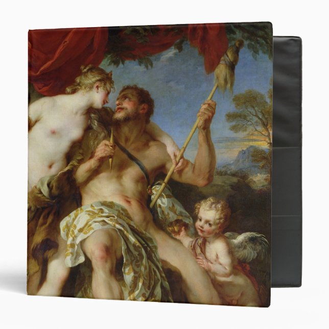 Hercules and Omphale, 1724 3 Ring Binder (Front/Inside)