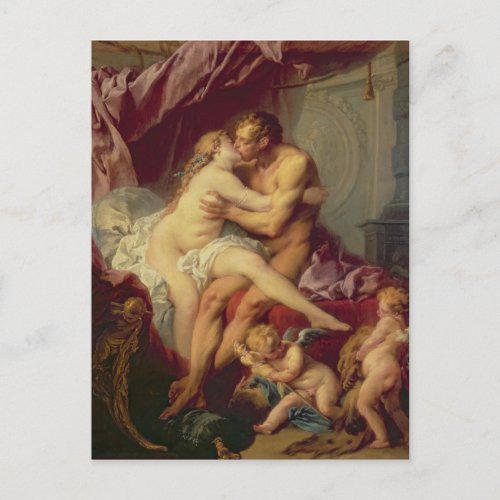 Hercules and Omphale Postcard