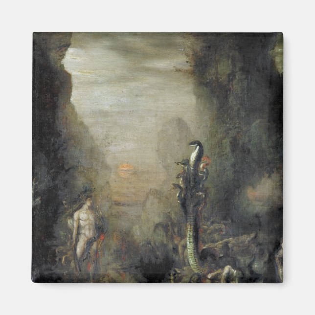 Hercules and the Lernaean Hydra Magnet (Front)