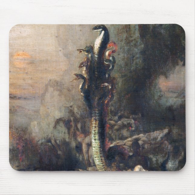 Hercules and the Lernaean Hydra Mouse Pad (Front)