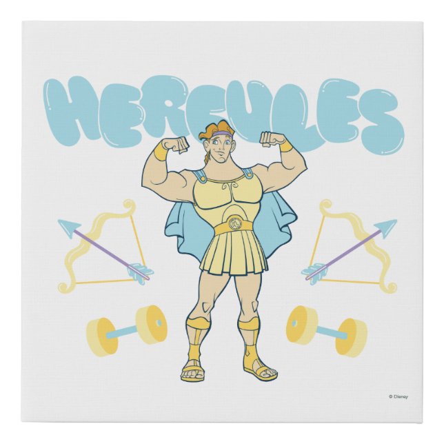 Hercules Arrows and Dumbbells Flex Faux Canvas Pri (Front)