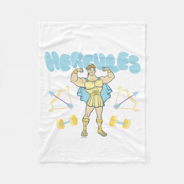 Hercules Arrows and Dumbbells Flex Fleece Blanket (Front)