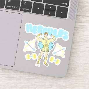 Hercules Arrows and Dumbbells Flex Sticker