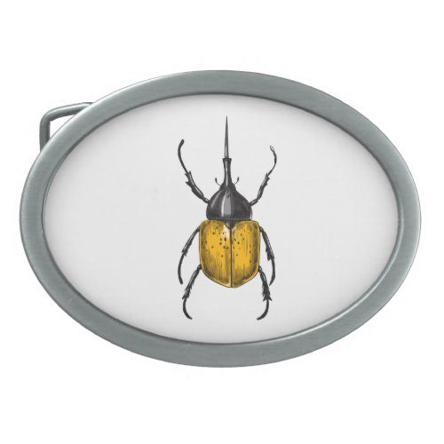 Hercules beetle belt buckle