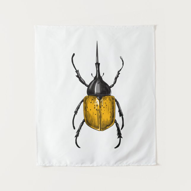 Hercules beetle tapestry (Front)