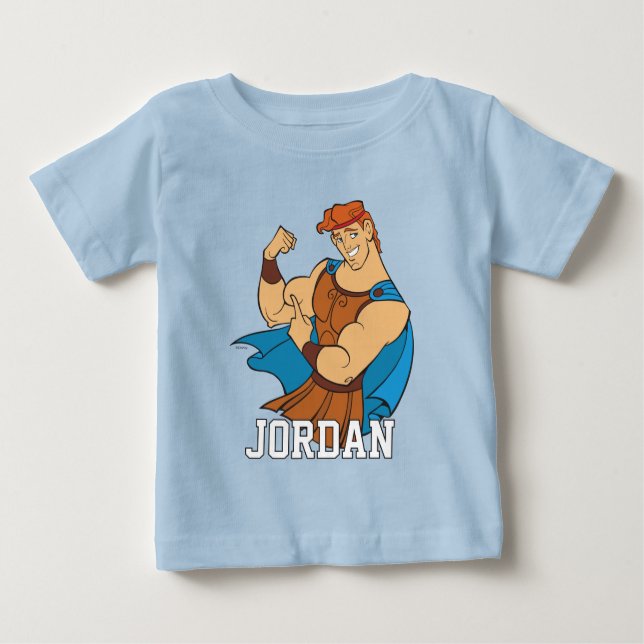Hercules Bicep Flex Baby T-Shirt (Front)