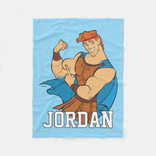 Hercules Bicep Flex Fleece Blanket