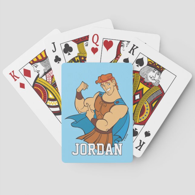 Hercules Bicep Flex Poker Cards (Back)