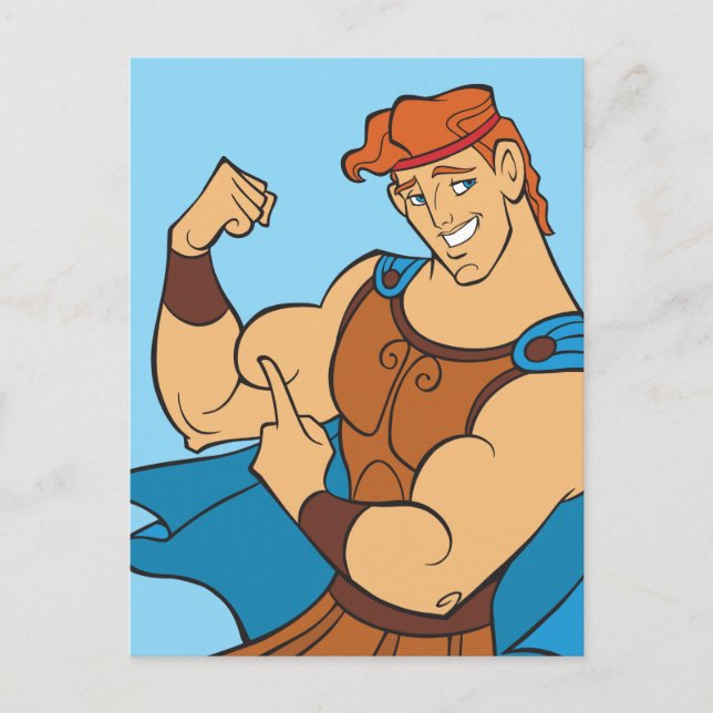 Hercules Bicep Flex Postcard (Front)