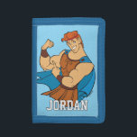 Hercules Bicep Flex Trifold Wallet<br><div class="desc">Hercules points at his flexing bicep muscle,  letting you know he's strong enough for any challenge! Get this heroic Hercules graphic on a personalized mug,  t-shirt,  or tote bag. Shop this design and more in Disney's Hercules store on Zazzle today!</div>