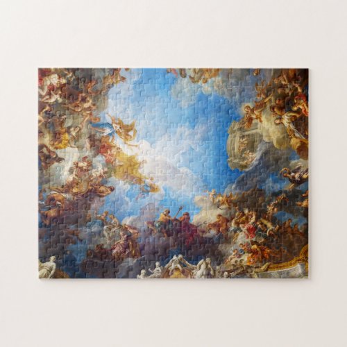 Hercules ceiling painting in Chateau de Versailles Jigsaw Puzzle