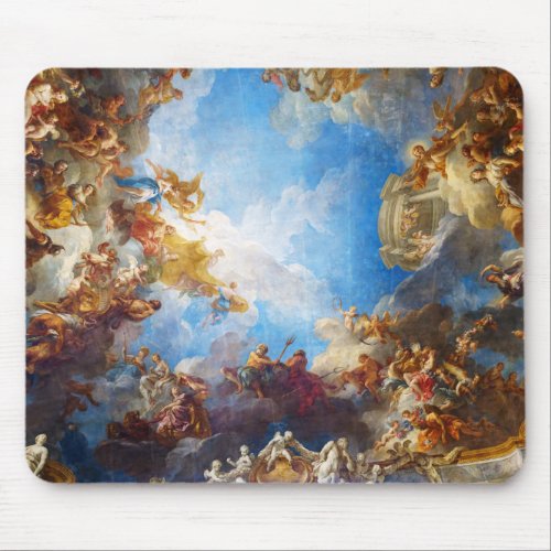 Hercules ceiling painting in Chateau de Versailles Mouse Pad