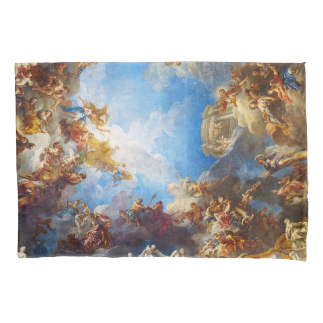 Hercules ceiling painting in Chateau de Versailles Pillow Case (Front)