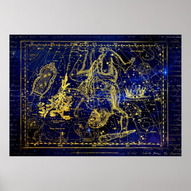 hercules constellation poster (Front)