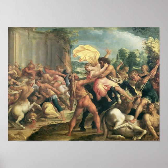 Hercules, Deianeira and the centaur Eurytion Poster (Front)