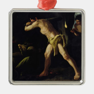 Hercules Fighting with the Lernaean Hydra Metal Ornament