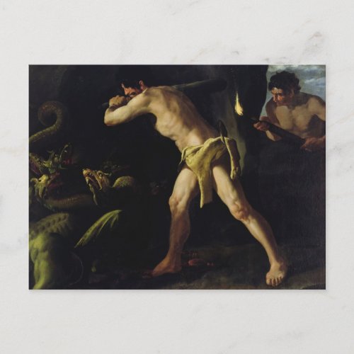 Hercules Fighting with the Lernaean Hydra Postcard