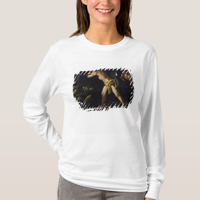 Hercules Fighting with the Lernaean Hydra T-Shirt (Front)