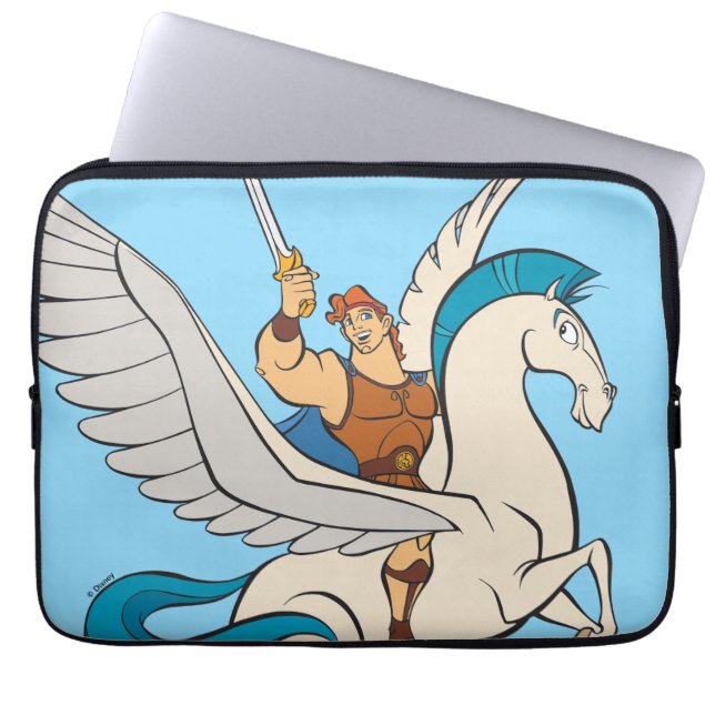 Hercules Riding Pegasus Laptop Sleeve (Front)