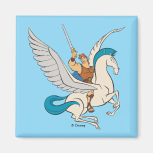 Hercules Riding Pegasus Magnet