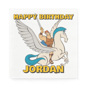 Hercules Riding Pegasus Napkins