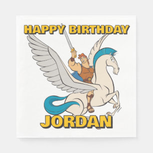 Hercules Riding Pegasus Napkins