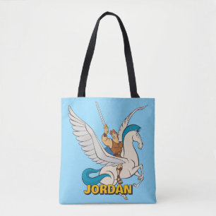Hercules Riding Pegasus Tote Bag