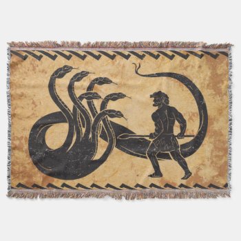 Hercules Second Labor Throw Blanket by Strangeart2015 at Zazzle