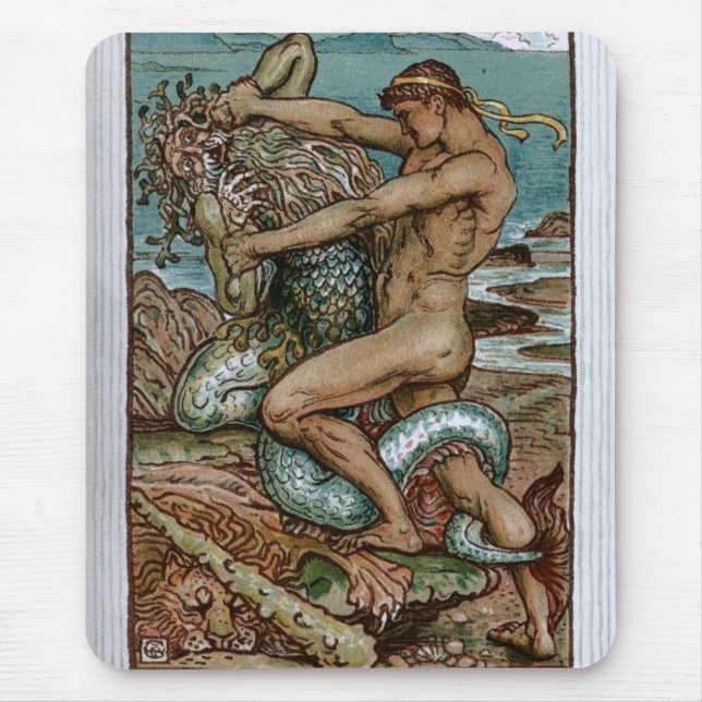 Hercules & the Old Man of the Sea Mouse Pad (Front)