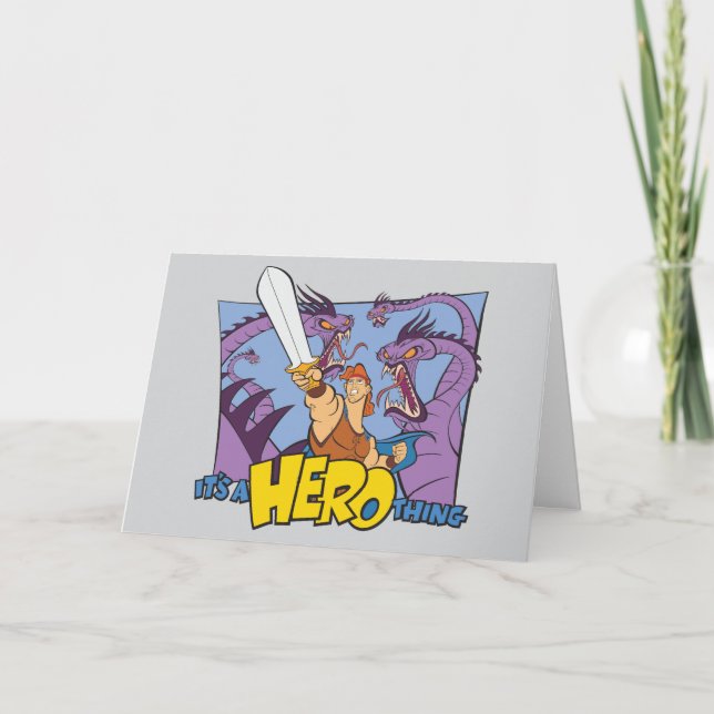 Hercules vs Hydra - It's a HERO Thing Card (Front)