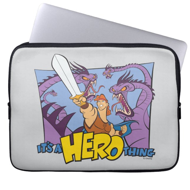 Hercules vs Hydra - It's a HERO Thing Laptop Sleev Sleeve (Front)