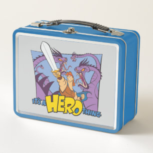 Hercules vs Hydra - It's a HERO Thing Metal Lunch Box