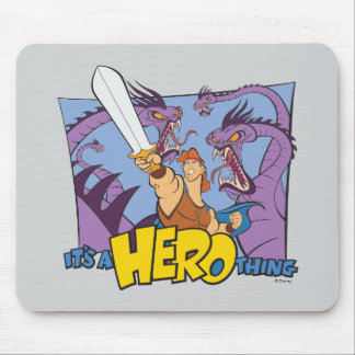 Hercules vs Hydra - It's a HERO Thing Mouse Pad