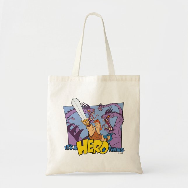 Hercules vs Hydra - It's a HERO Thing Tote Bag (Front)
