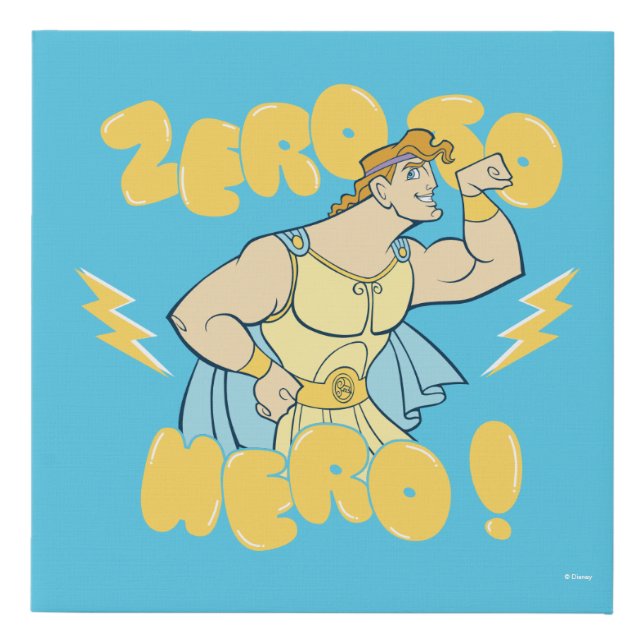 Hercules - Zero to Hero Faux Canvas Print (Front)