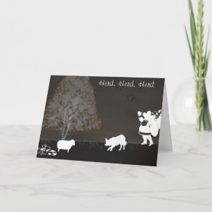 "Herd, Herd, Herd"~Border Collie Christmas Holiday Card