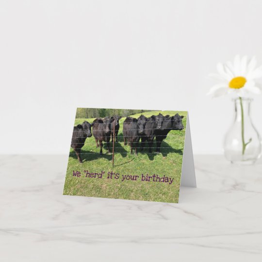 “Herd” It’s Your Birthday Card | Zazzle.com