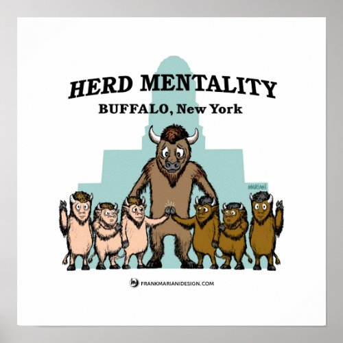 Herd Mentality Buffalo NY _ POSTER
