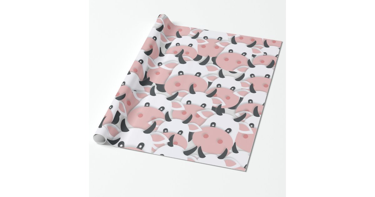 Herd of Cows Wrapping Paper | Zazzle